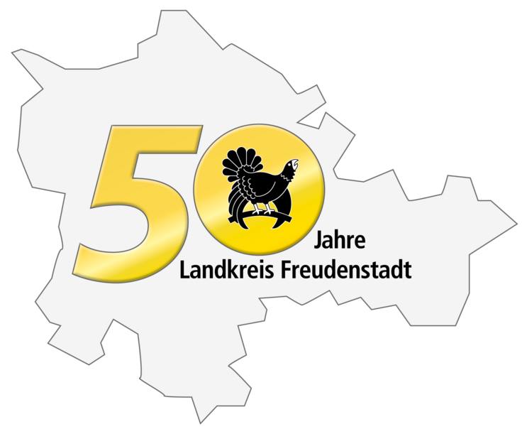Logo 50 Jahre Landkreis Freudenstadt